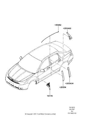 8s4z5450462c moulding 08 focus