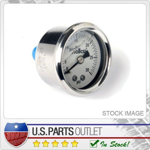 Holley 26-505 mechanical fuel pressure gauge 0-30 psi 1.5" dia. liquid filled