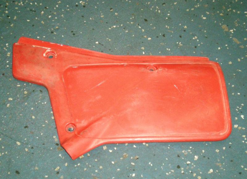 1984 honda xr 250 side plate honda xr250 left side cover number plate