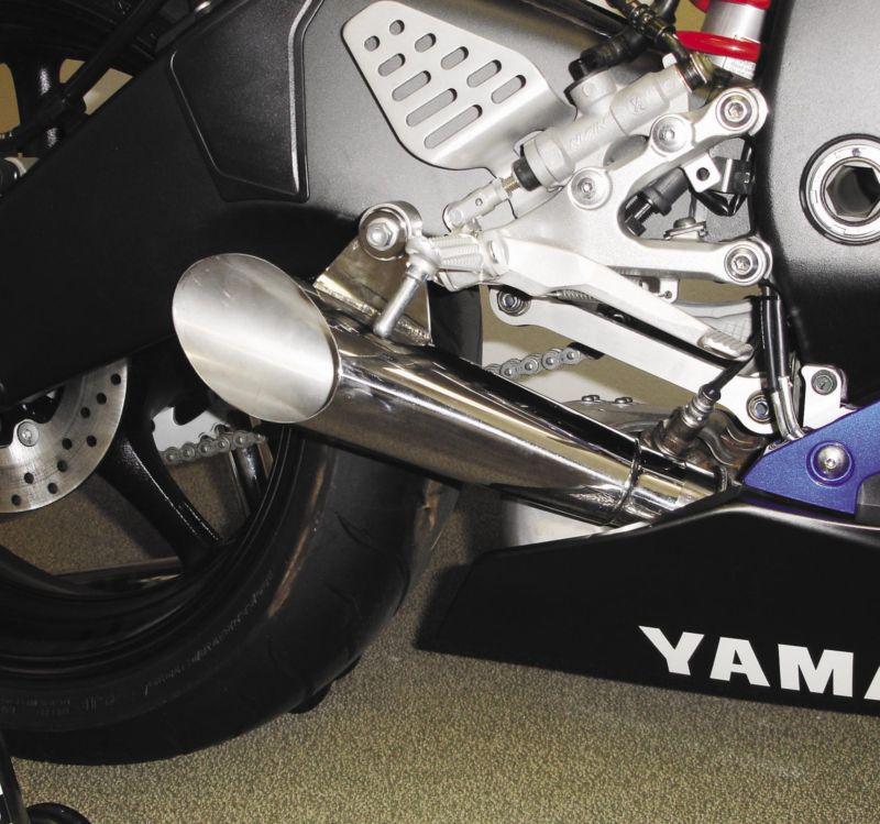 Hotbodies racing megaphone slip-on exhaust - polished  so7gs-xso