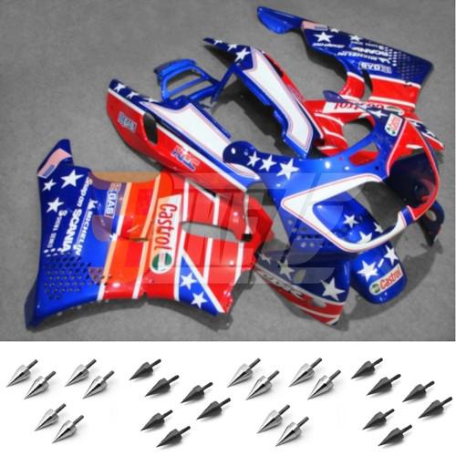 Free bolt kit! body frame fairing kit for honda cbr900rr cbr893 1996 1997 ad