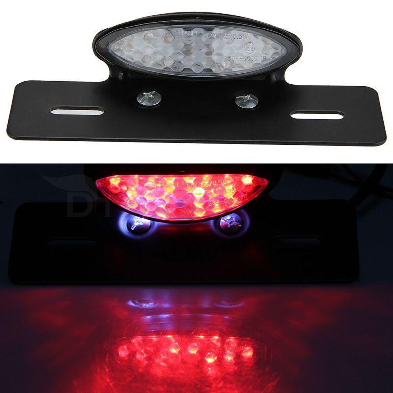 Red 14 led motorcycle brake running turn signal rear tail light