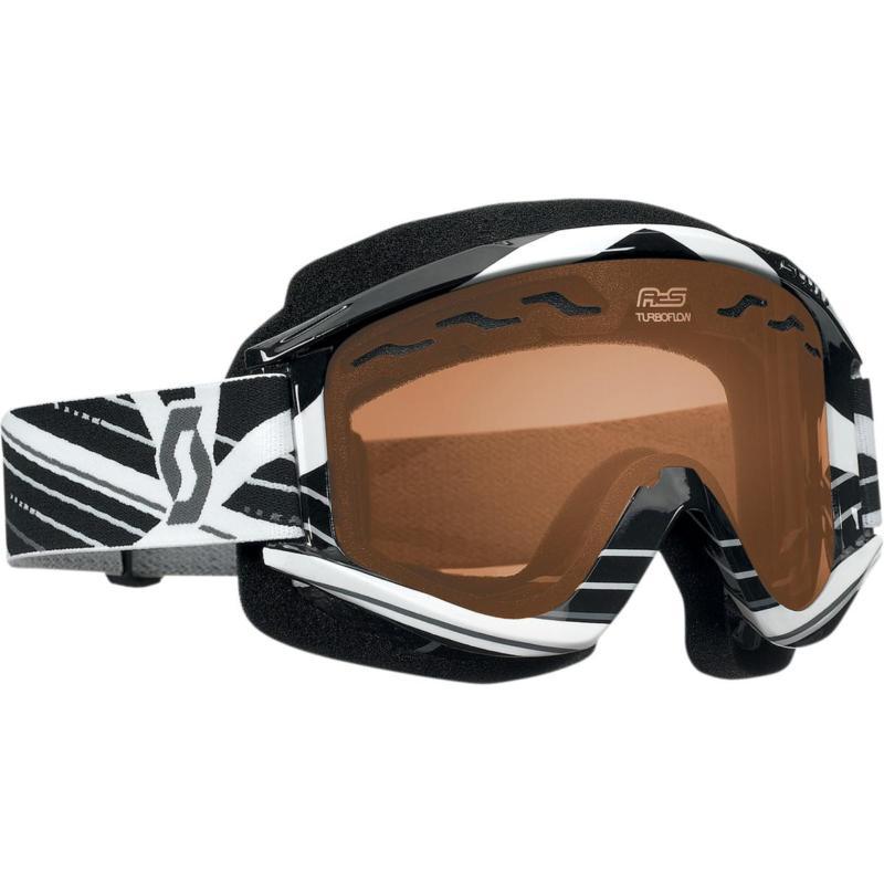 Scott usa recoil xi pro snowcross goggles grid lock black/white/rose lens