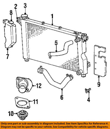 Dodge oem 5174693aa radiator-radiator isolator