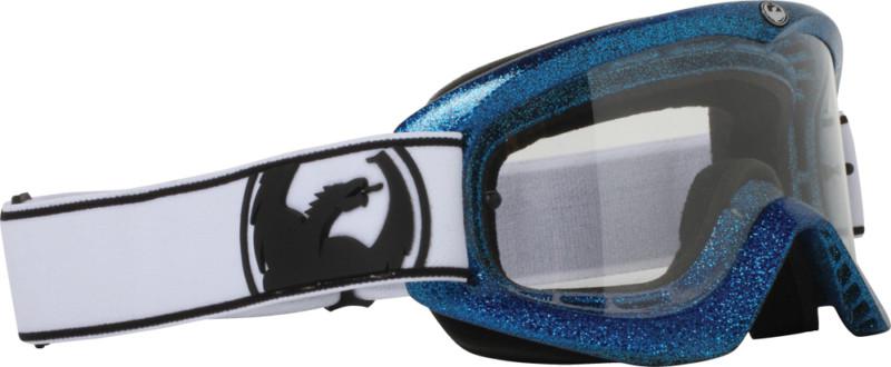 Dragon alliance mdx goggles hog wild blue/clear lens