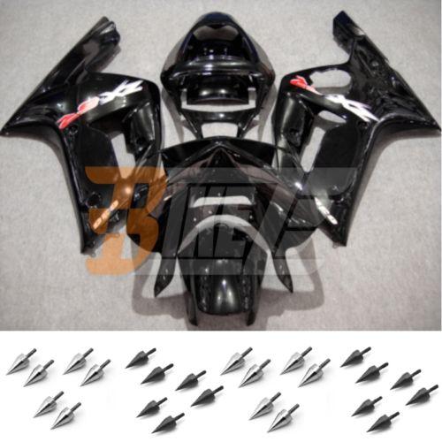 Free bolt kit! body fairing kit bodywork for kawasaki ninja zx6r 2003 2004 ah