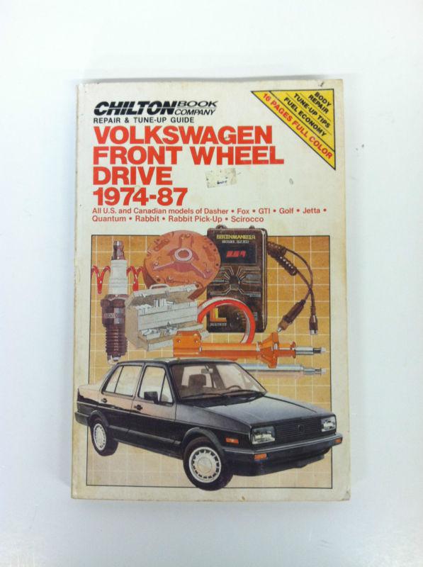 Chilton manual volkswagen front wheel drive 1974-87, read for more info