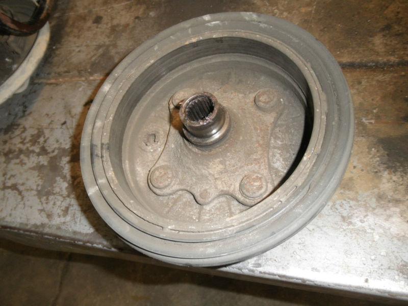 Honda foreman front brake drum   