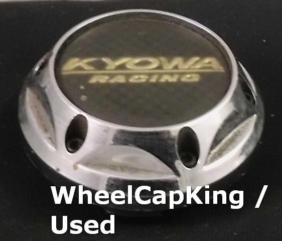 Kyowa wheels chrome custom wheel center cap (1)