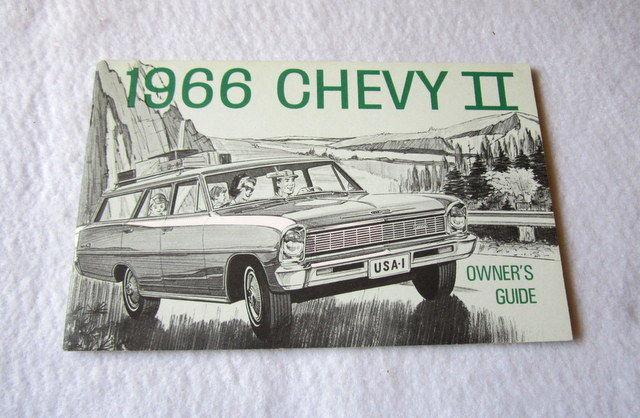 1966 chevy ii chevrolet gm owners manual