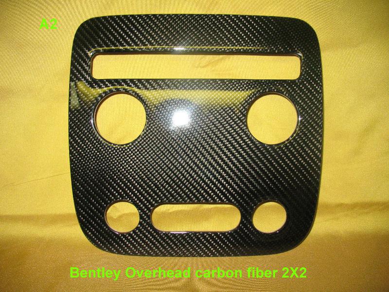 2004-2011 bentley : gt, gtc - overhead console carbon fiber 9with lower cost) 