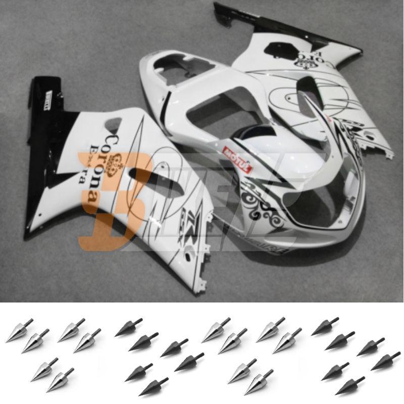 Free bolt kit! injection fairing kit for suzuki gsxr 600 750 2001 2002 2003 an