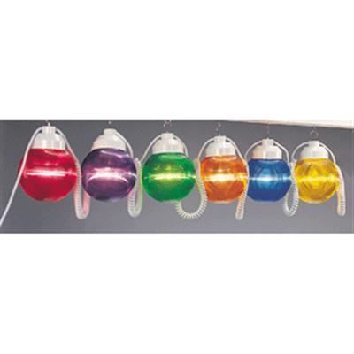 Polymer string lights, 10 globe-color 166100515