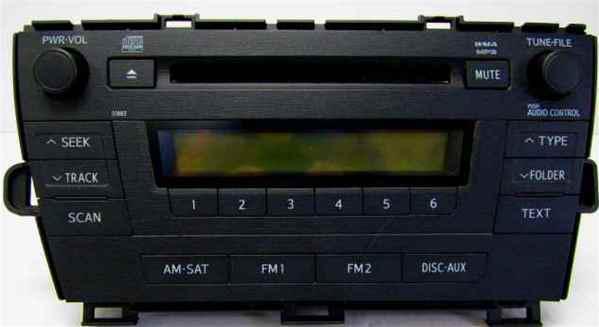 10 11 toyota prius radio cd player 51883 oem lkq