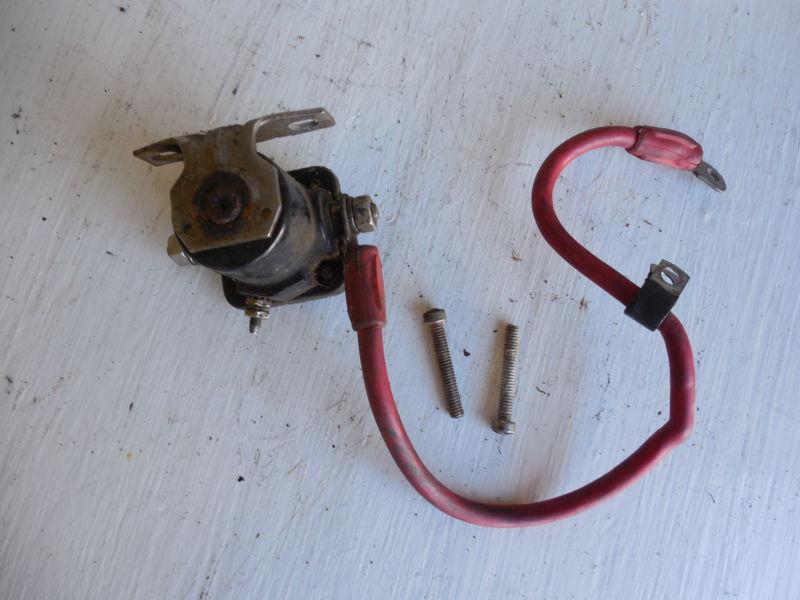 1974 chrysler 105 hp starter solenoid & lead wire