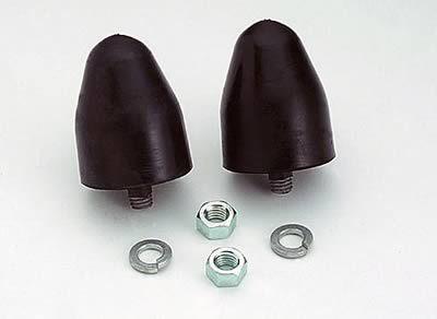 Lakewood 20530 bushings traction bar snubbers rubber black conical large pair