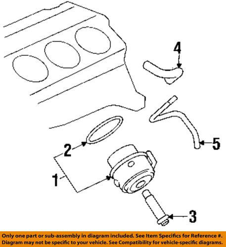 Gm oem 12580520 engine oil cooler part/component/engine oil cooler gasket