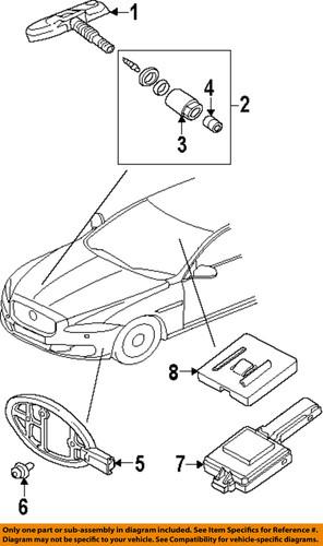 Jaguar oem c2d21601 tire pressure monitoring system (tpms) sensor