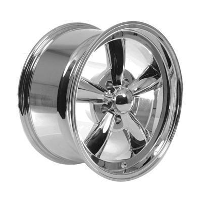 Summit racing legend 5 series chrome wheel 17"x9" 5x4.75" bc