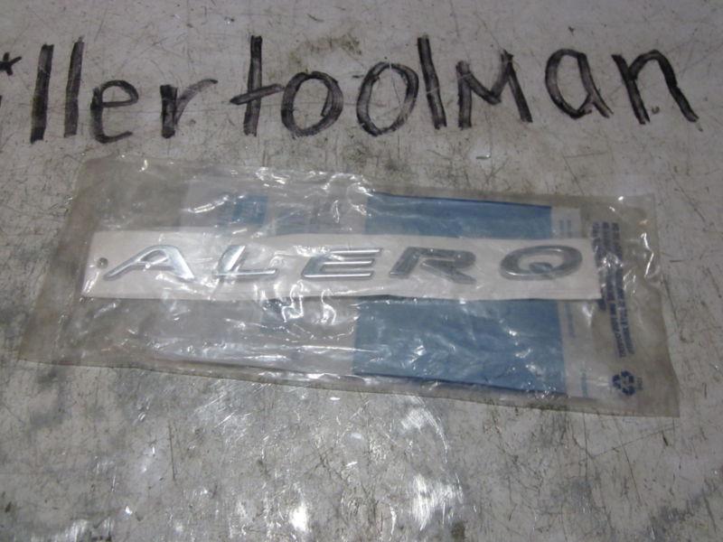 Gm oem part 22658173 oldsmobile alero nameplate emblem   (shelf a31 bin 7)