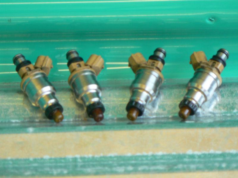 1990-93  mazda miata  fuel injectors (4)  1.6 engine