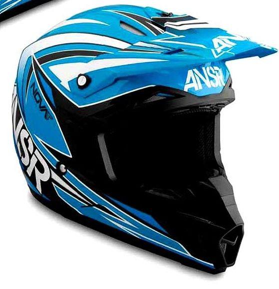 Answer nova drift motorcross dirt bike helmet blue xs, sm, md, lg, xl, 2xl