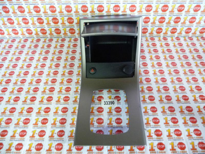 05 06 nissan altima center console shifter bezel w/hazard switch & storage oem