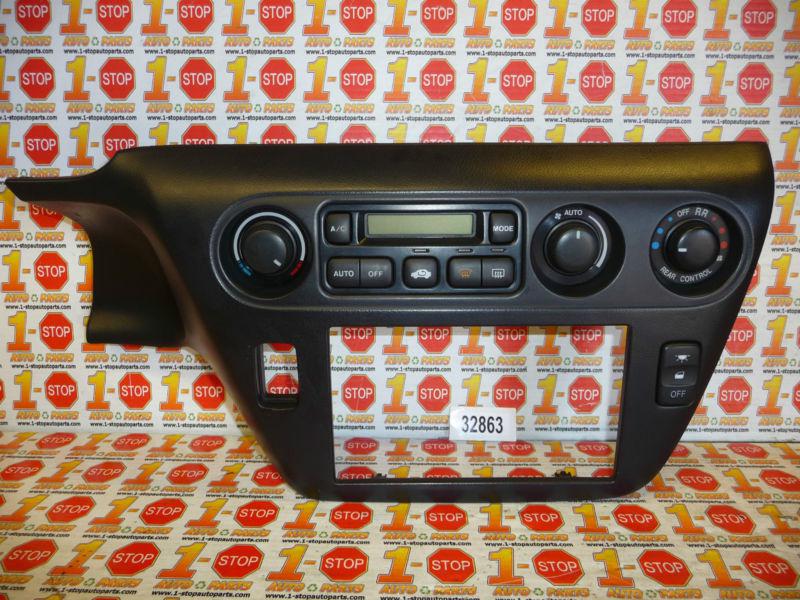 99 00 01 02 03 honda odyssey ac heater temperature climate control w/ bezel oem