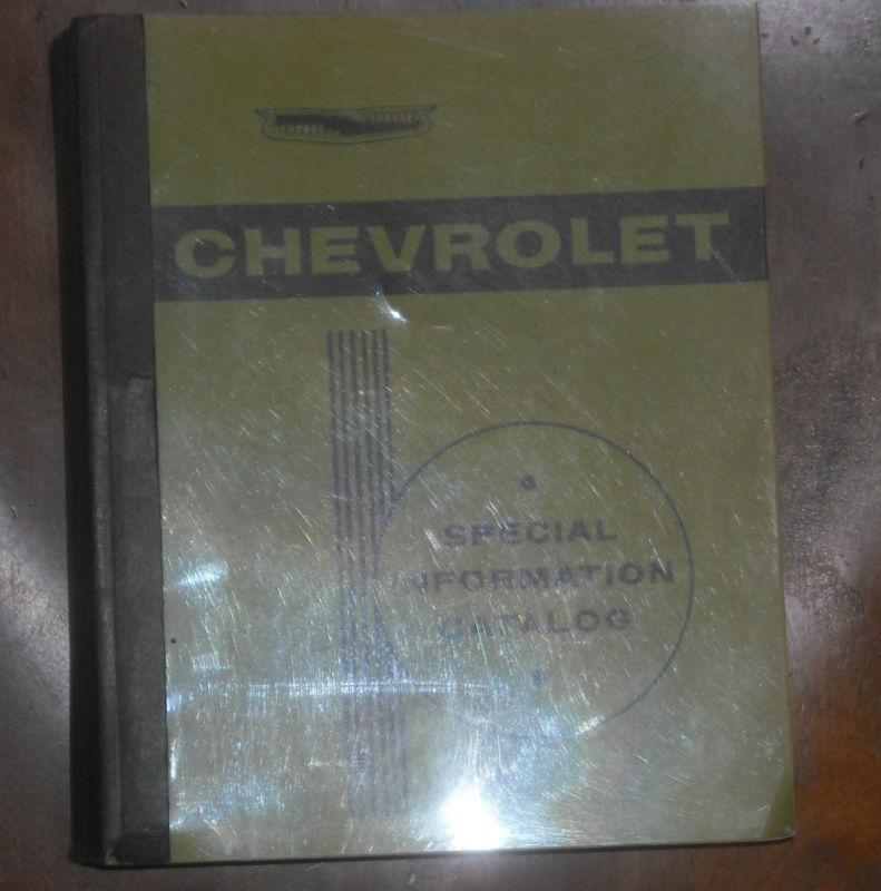 1959 chevrolet chevy special information catalog service shop manual