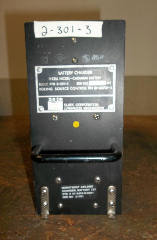 Aviation battery charger pn: 2-301-3