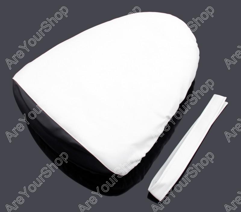 Rear pu leather seat cowl cover pillon suzuki gsxr1000 2005-2006 k5 white