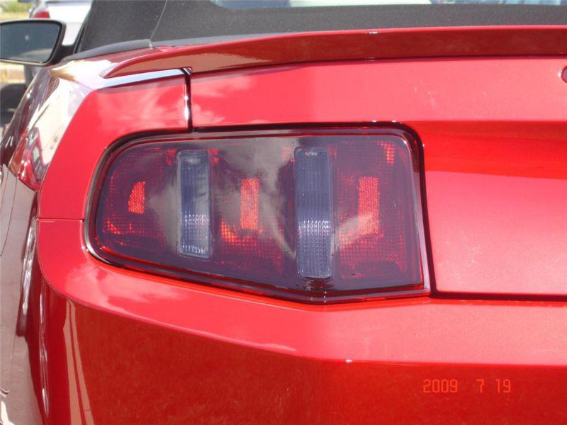 Ford mustang smoke colored tail light film  overlays 2010-2012