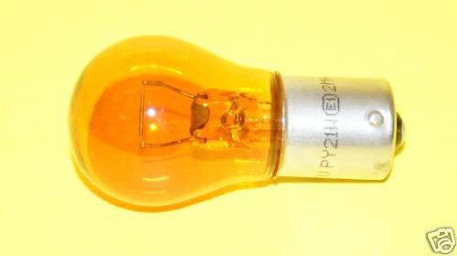 Lot of 10 genuine 12v bulbs turn lights oem yellow p21