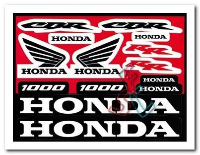 Red motorcycle bike stickers decals for honda fireblade cbr1000rr cbr 1000 rr 