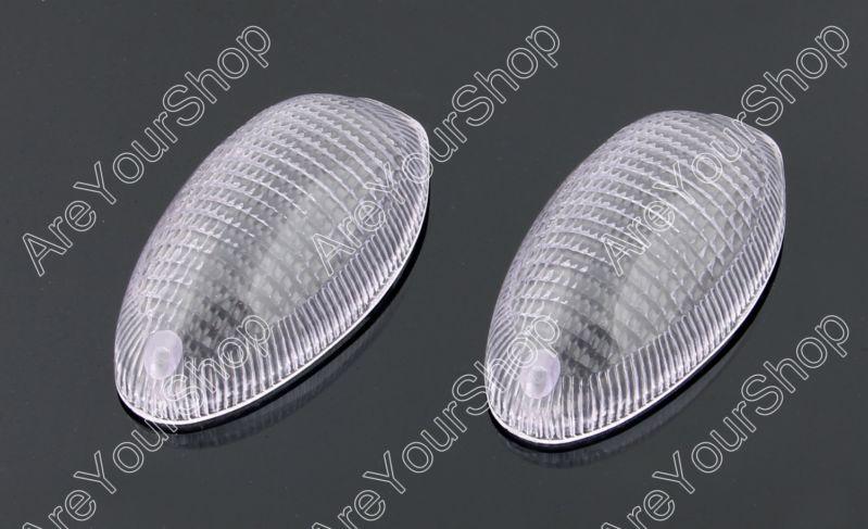 Front turn signals lens for ducati monster 2001-2005 clear