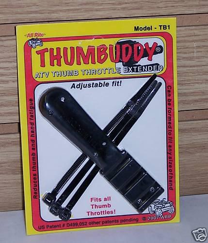 Atv thumb throttle extender thumbuddy