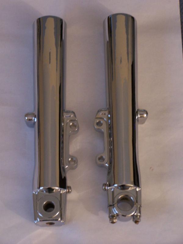 Harley chrome touring fork slider legs 2000-2013