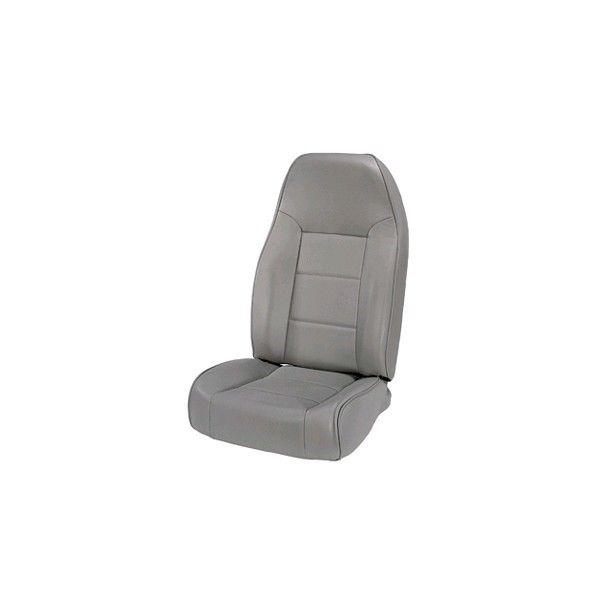 1976-2002 jeep cj, yj/tj wrangler standard front bucket seat, gray 13401.09