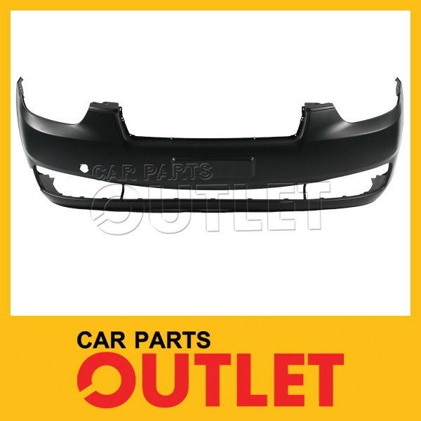 Front bumper primed facial plastic cover fits 2006-2011 hyundai accent sedan h/b