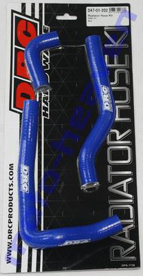 Drc silicone radiator hose set hoses blue kawasaki kx65 2001-2013 (d47-01-202)