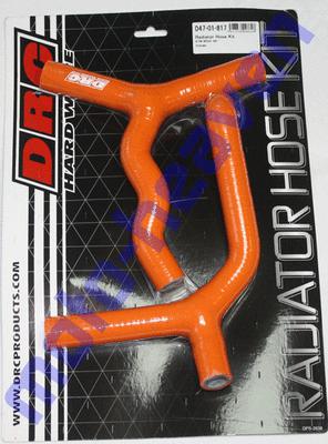 Drc silicone radiator hose set y hoses orange ktm 85sx 2004-2012 (d47-01-817)