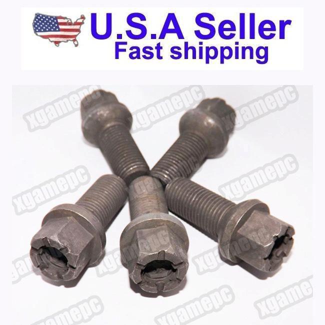 10 pcs vw audi seat skoda 17mm hex head lug wheel bolt screw 8d0601139a