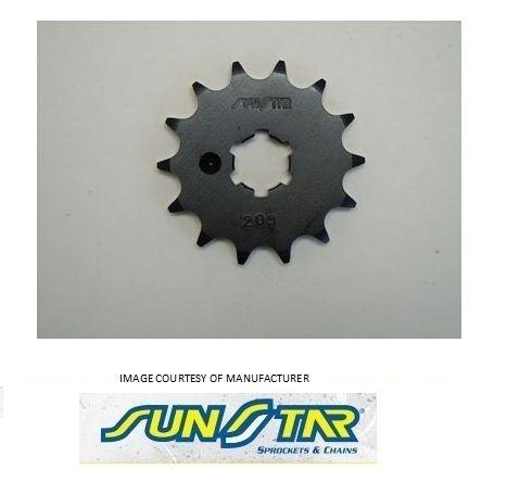 Sunstar 13t counter shaft steel sprocket fits suzuki rm 80 85 ds ts 100 125