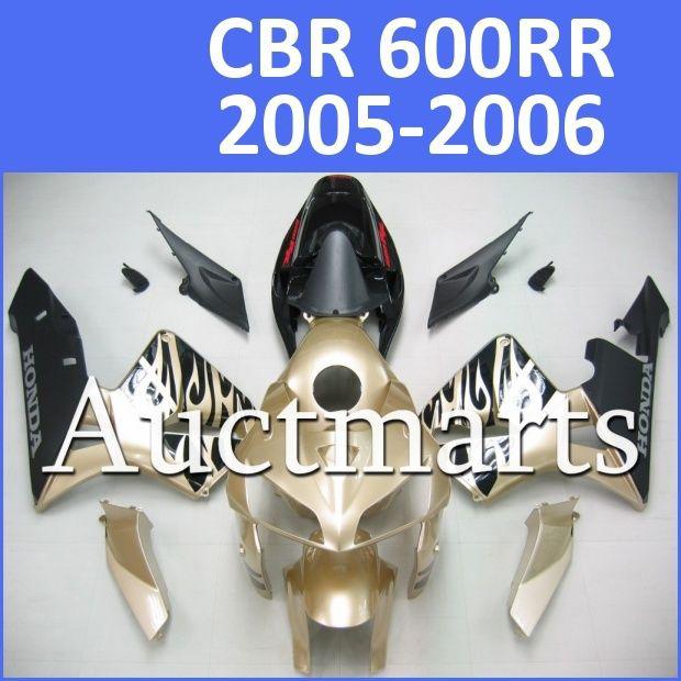 Fit honda 05 06 cbr600rr cbr 600 rr 2005 2006 fairing kit abs plastics d11 b43