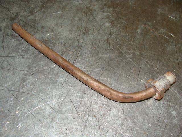 1952 harley model k kh khk kr sportster expulsion tube for cam cover copper