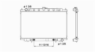 Sherman 99880 radiator infiniti i30