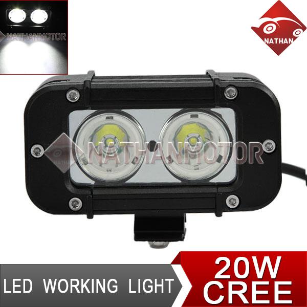 New  20w cree led work light bar driving spot lamp offroad car truck boat beam