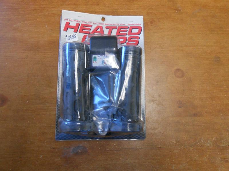 Heated hand grips