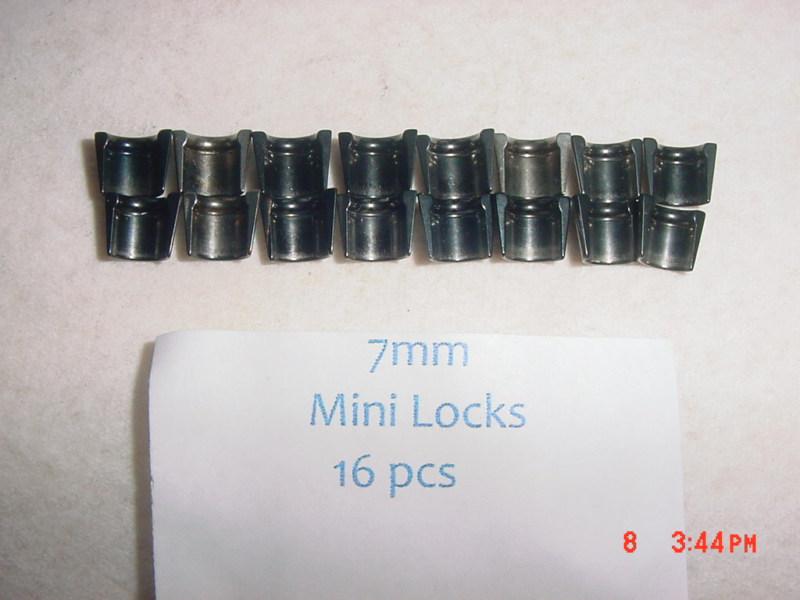 16 del west titanium mini valve top locks 7 mm nascar 