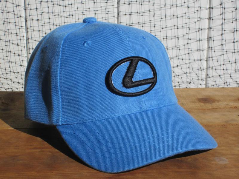 New nwt lexus logo blue baseball golf driving hat cap lid automobile car truck @